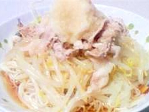 めがねレシピ：ぶたしゃぶそうめん